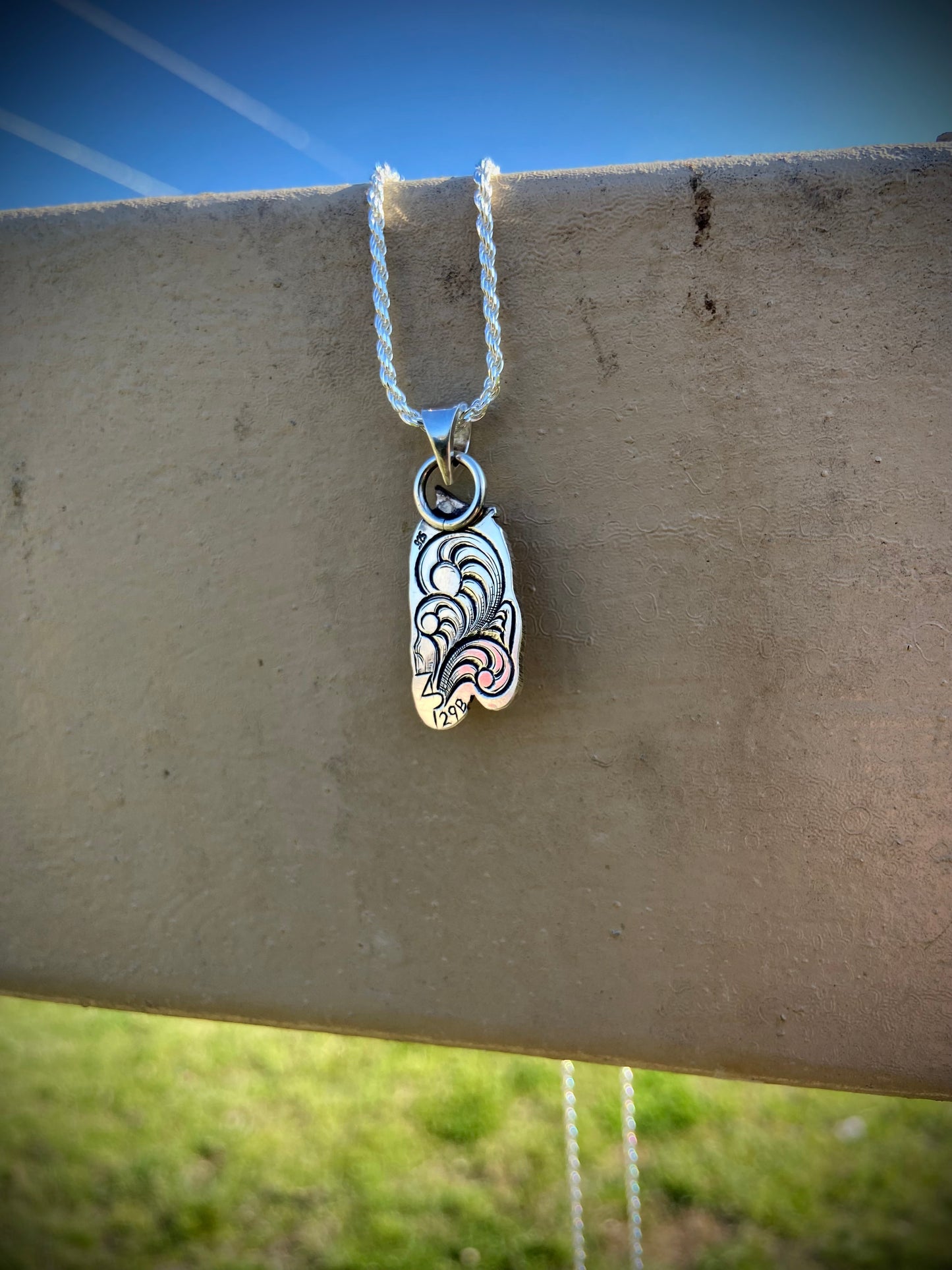 Double Feather Necklace