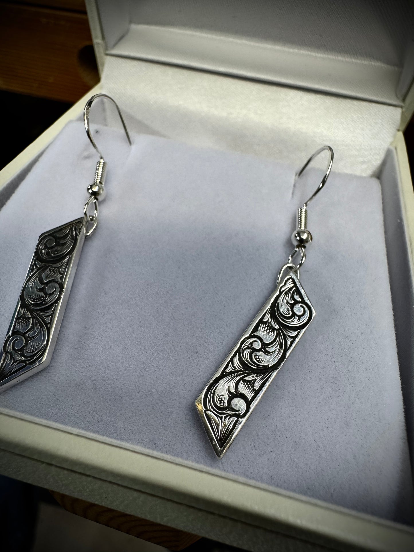 Floral Strip Earrings