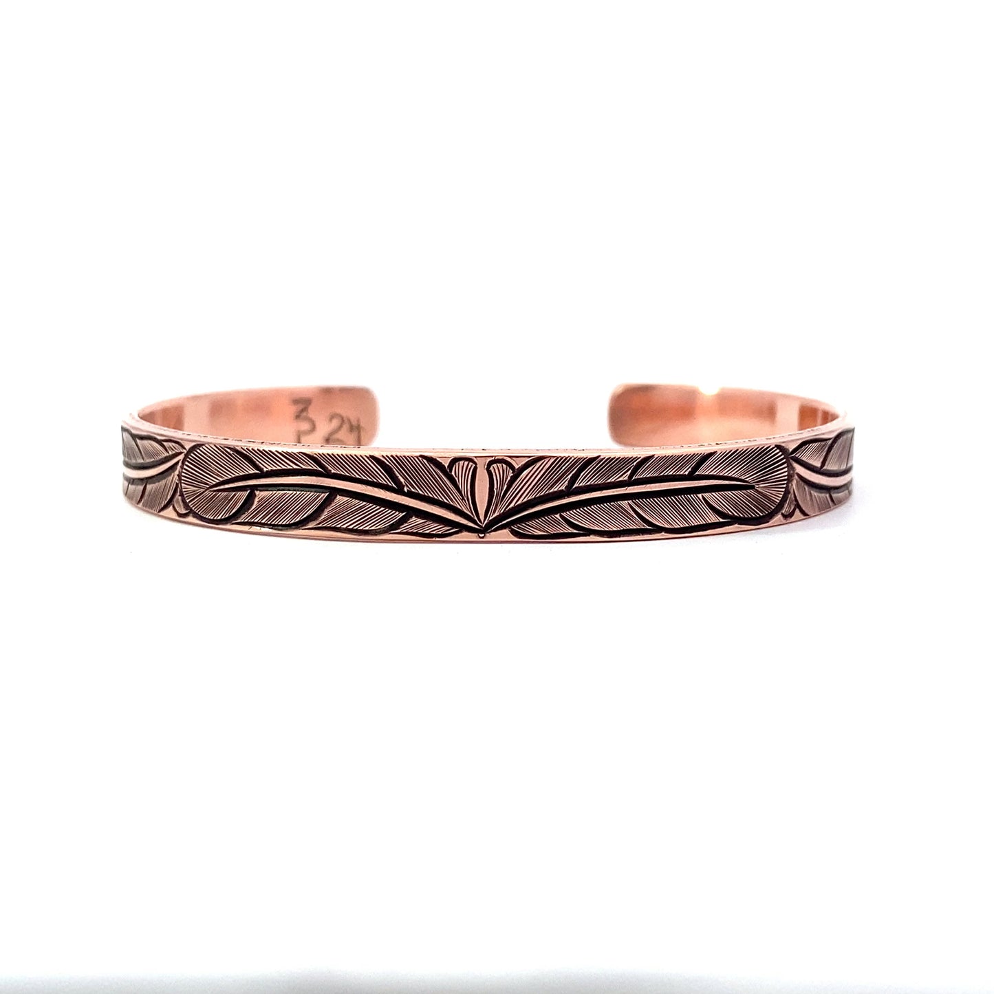 Copper Feather Bracelet