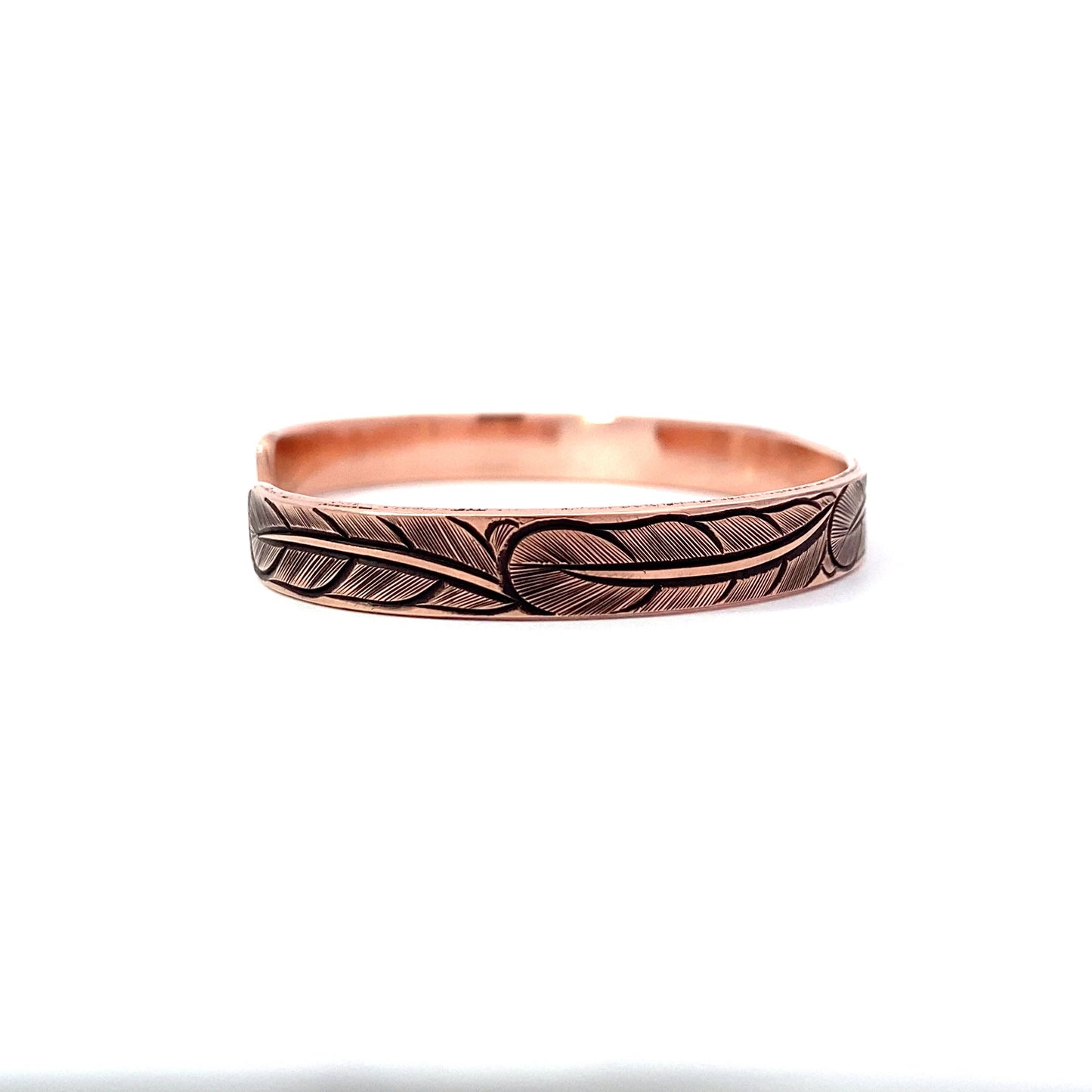 Copper Feather Bracelet