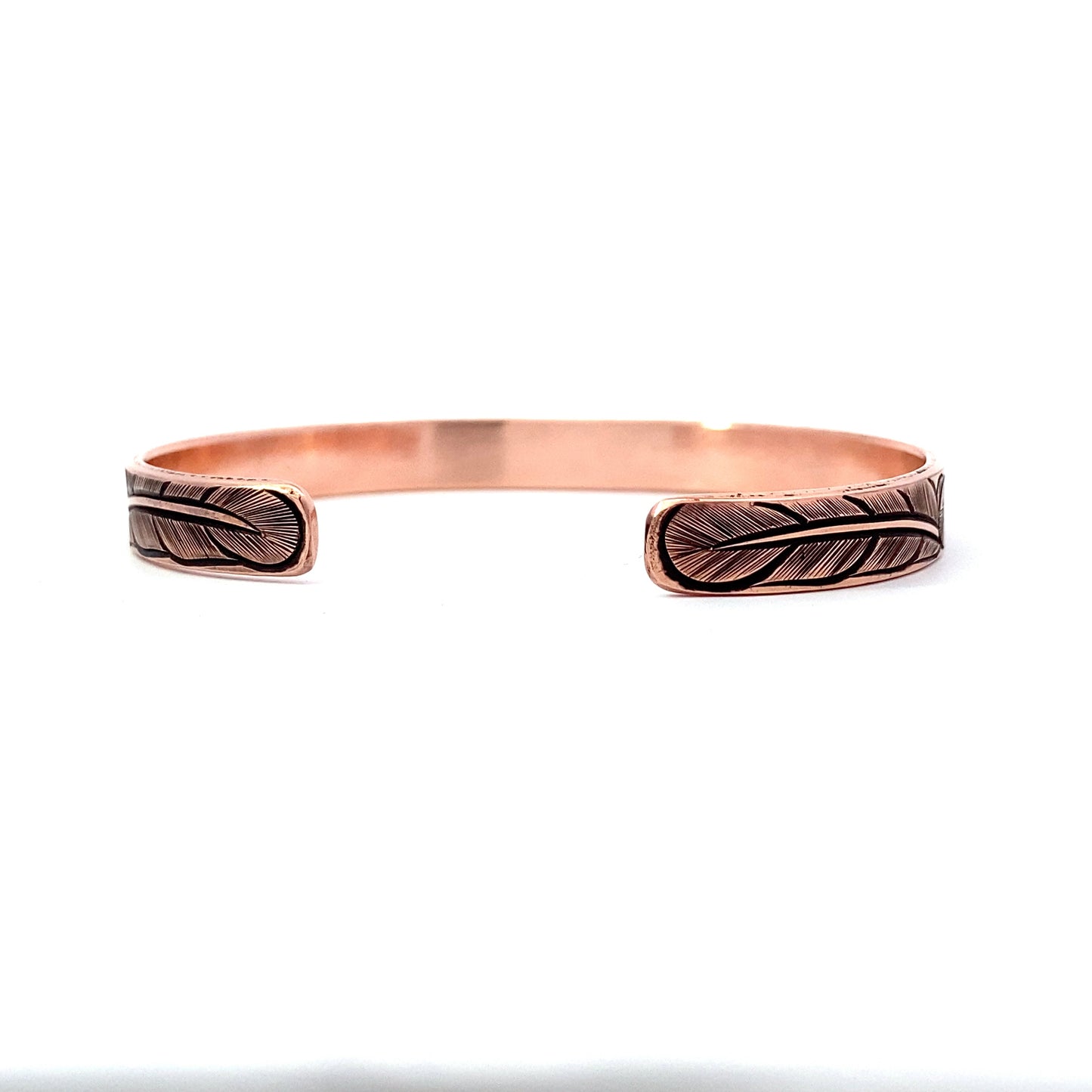 Copper Feather Bracelet