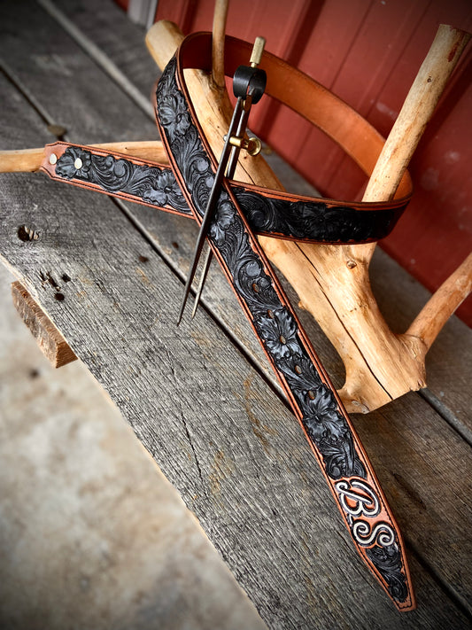 Black & Natural Custom Belt